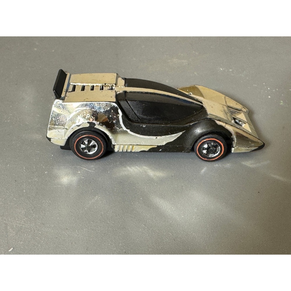 1976 Hot Wheels Sizzlers II Live Wire Chrome Redline Car